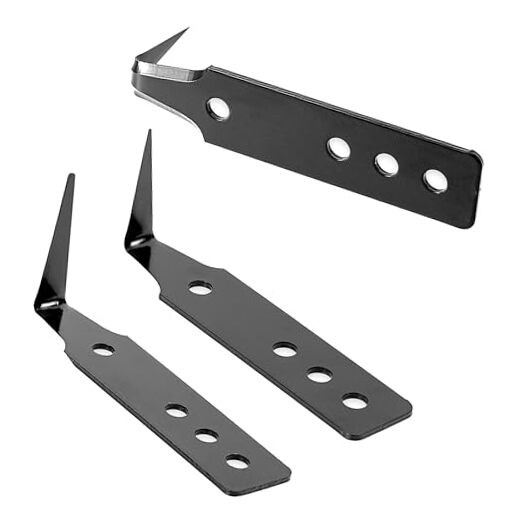 Windshield Broach Blades, Three Blades of Different Reusable Specifications