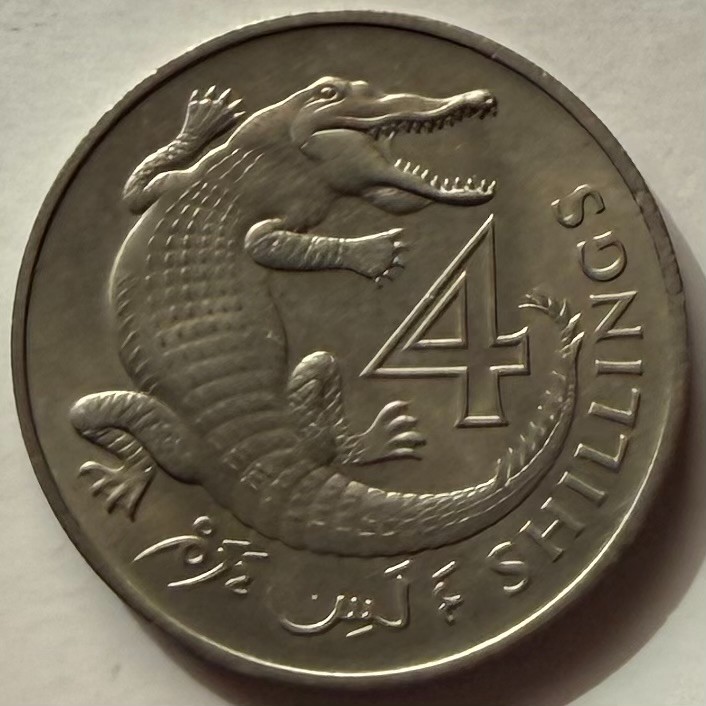 GAMBIA 4 SHILLINGS 1966
