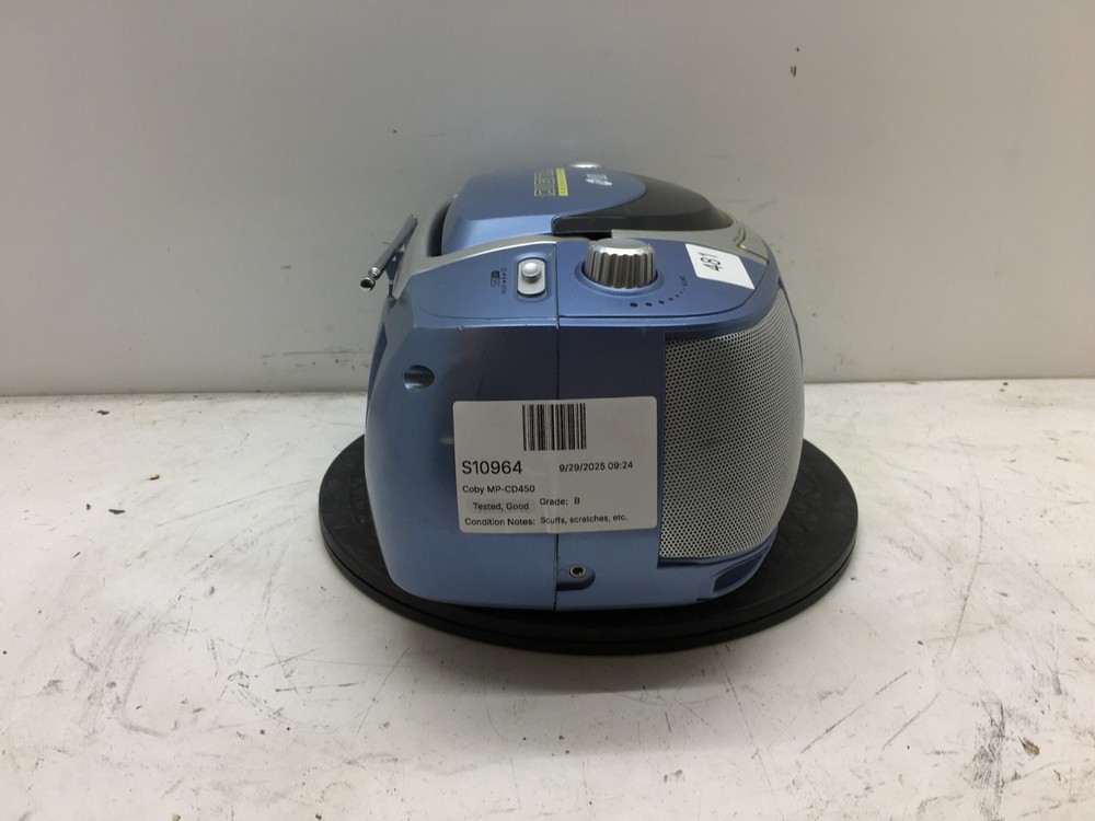 Coby MP-CD450 Boom Box - Tested