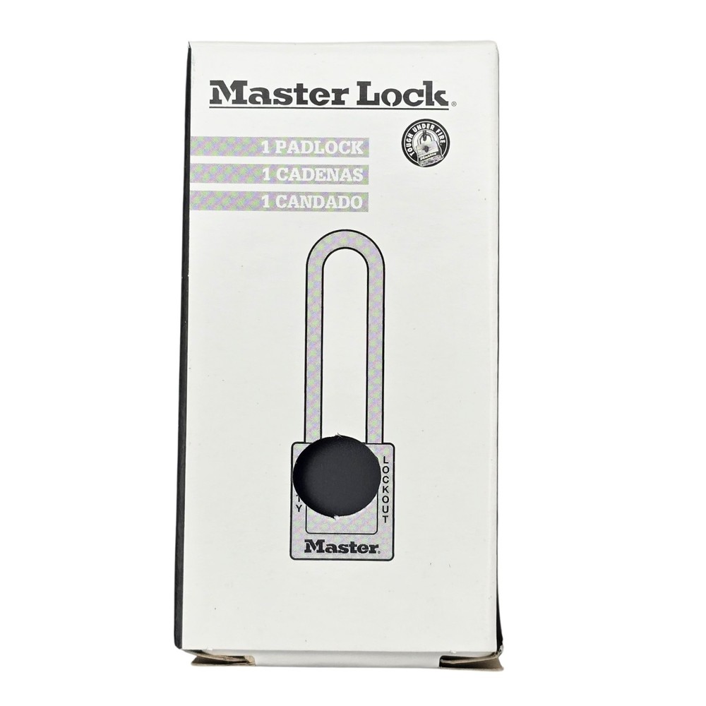 Master Lock 410KABLK Safety Lockout Padlock Black