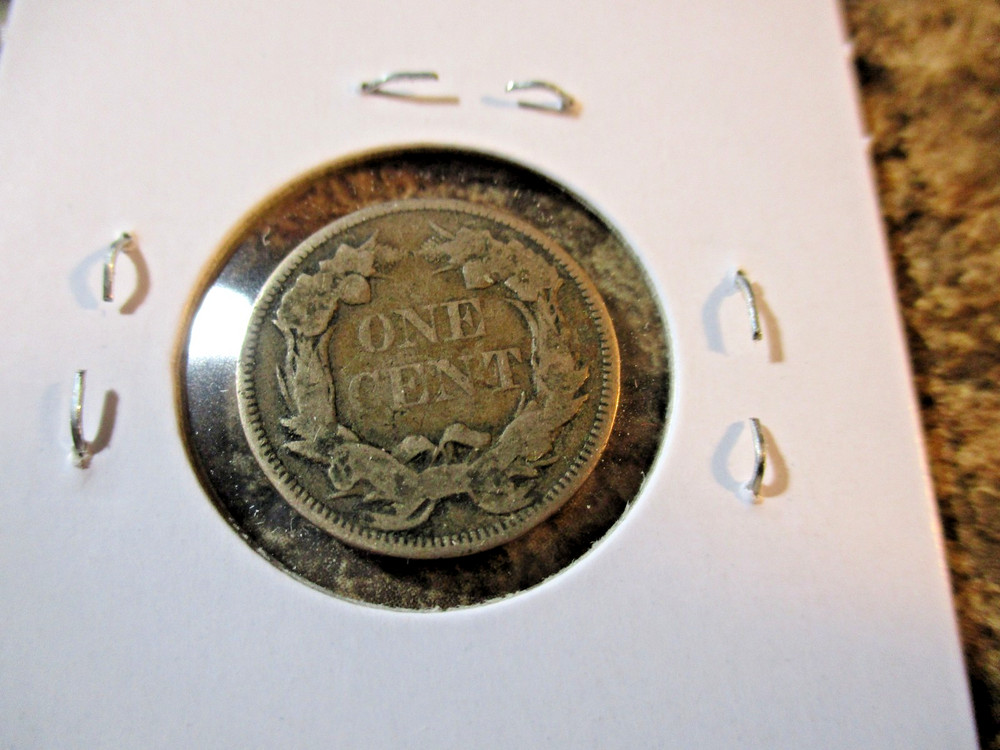 1858 FLYING EAGLE CENT FINE 68