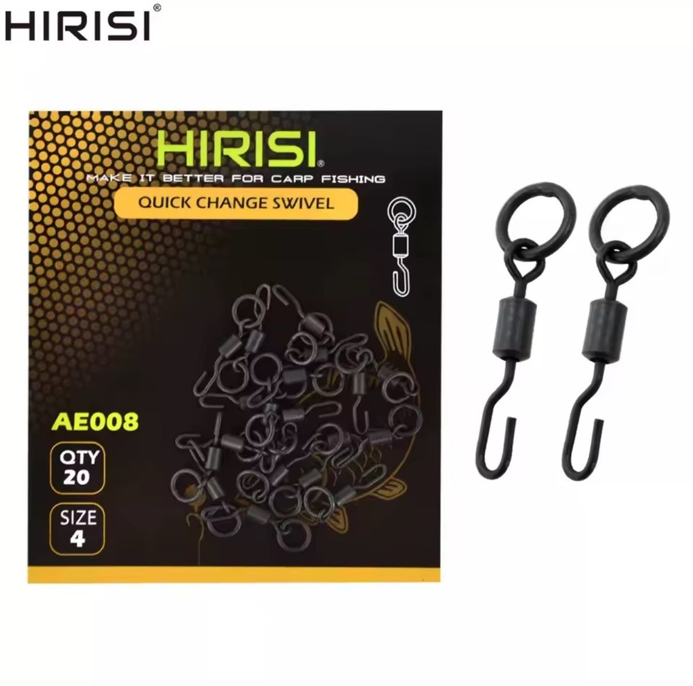 20 Hirisi Quick Change swivels with Solid Ring  Size 7