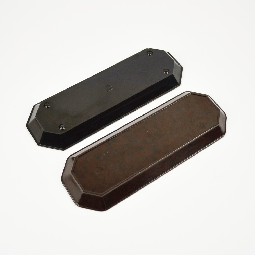 2 X Vintage Pen Tray - Bakelite - Desk - Octagonal