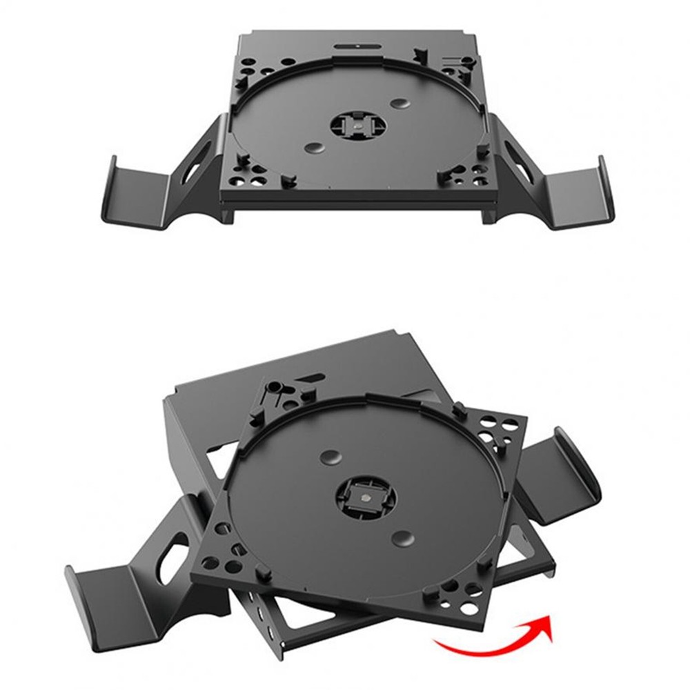 Rotatable Wall Mount for Xbox Series X - 2 Controller Holder & Headphone Hook