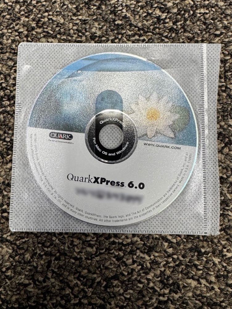 QuarkXPress 4 6 7 8 w/Serial Number & Activation Code Page Layout Software Quark