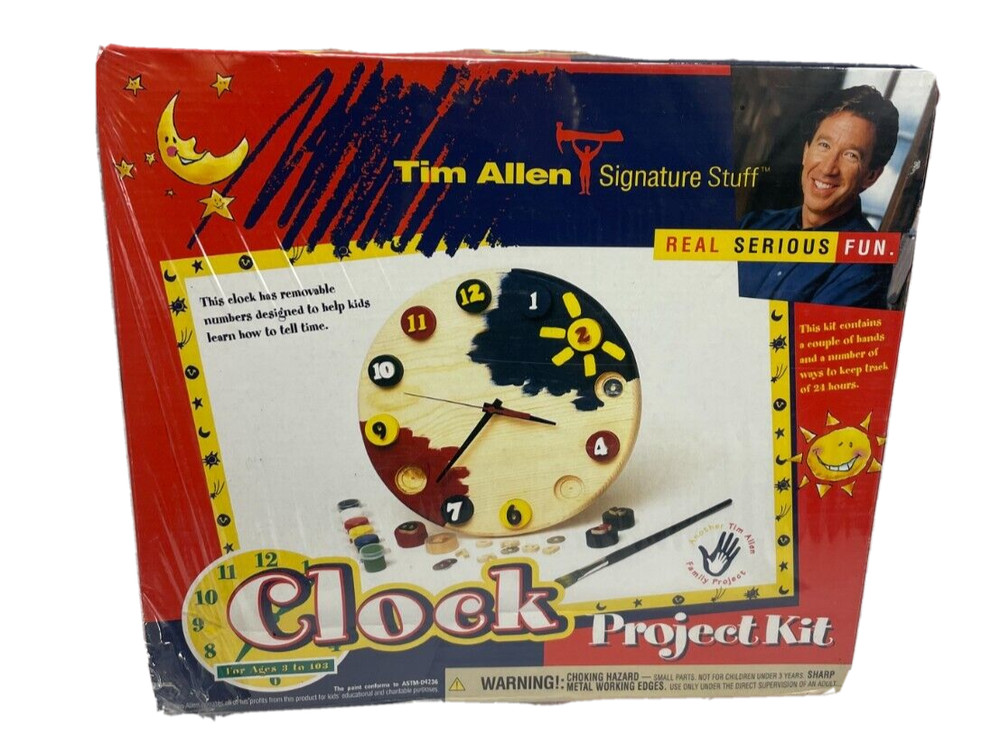 Tim Allen Signature Stuff - Clock Project Kit - Ages 3+