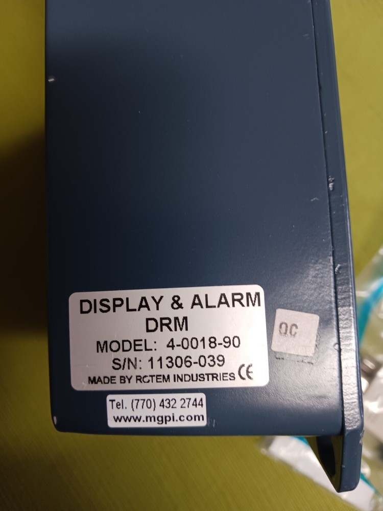 MGP DRM Display & Alarm, model 4-0018-90