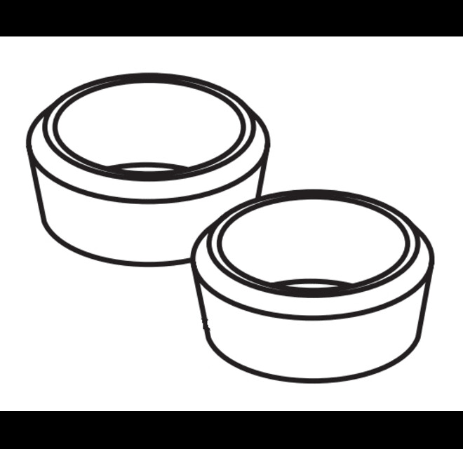 "New" Delta RP50952 3/8" Nylon Plastic Compression Ferrules Sleeve