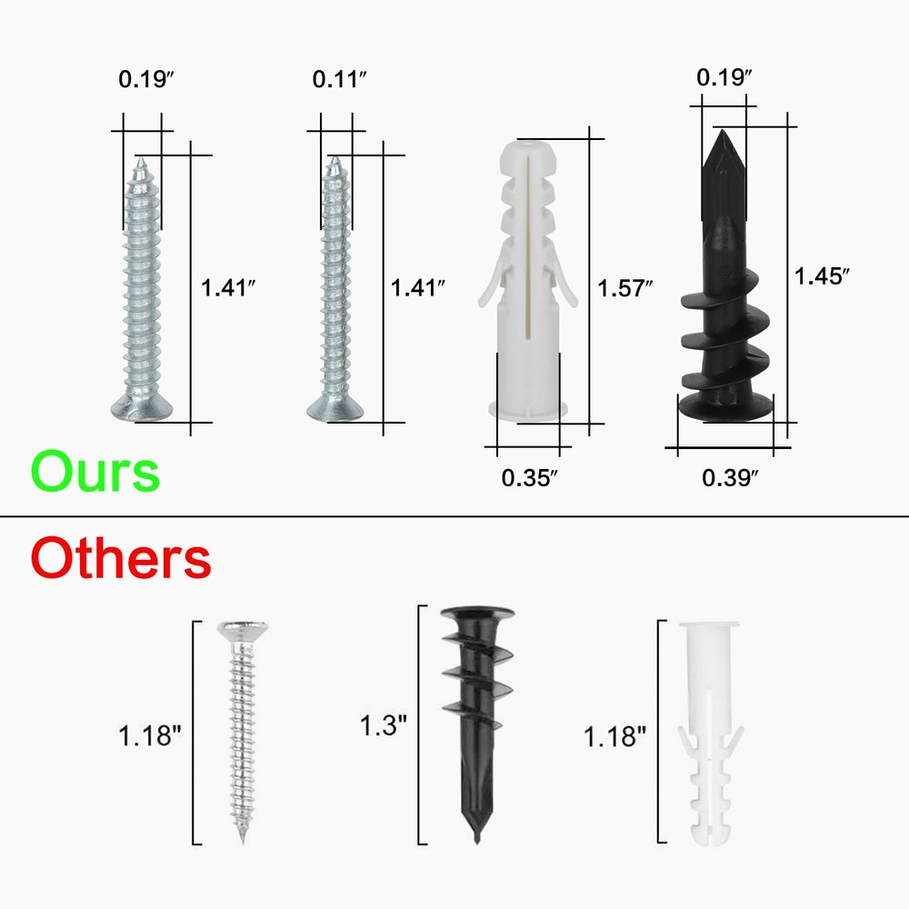 12Pack Garage Tool Organizer Wall Mount Hooks Adjustable Storage Holders Hooks