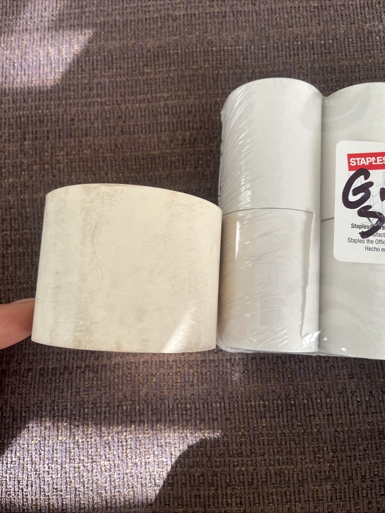 STAPLES thermal POS Rolls 2 1/4" Plus Extra Rolls