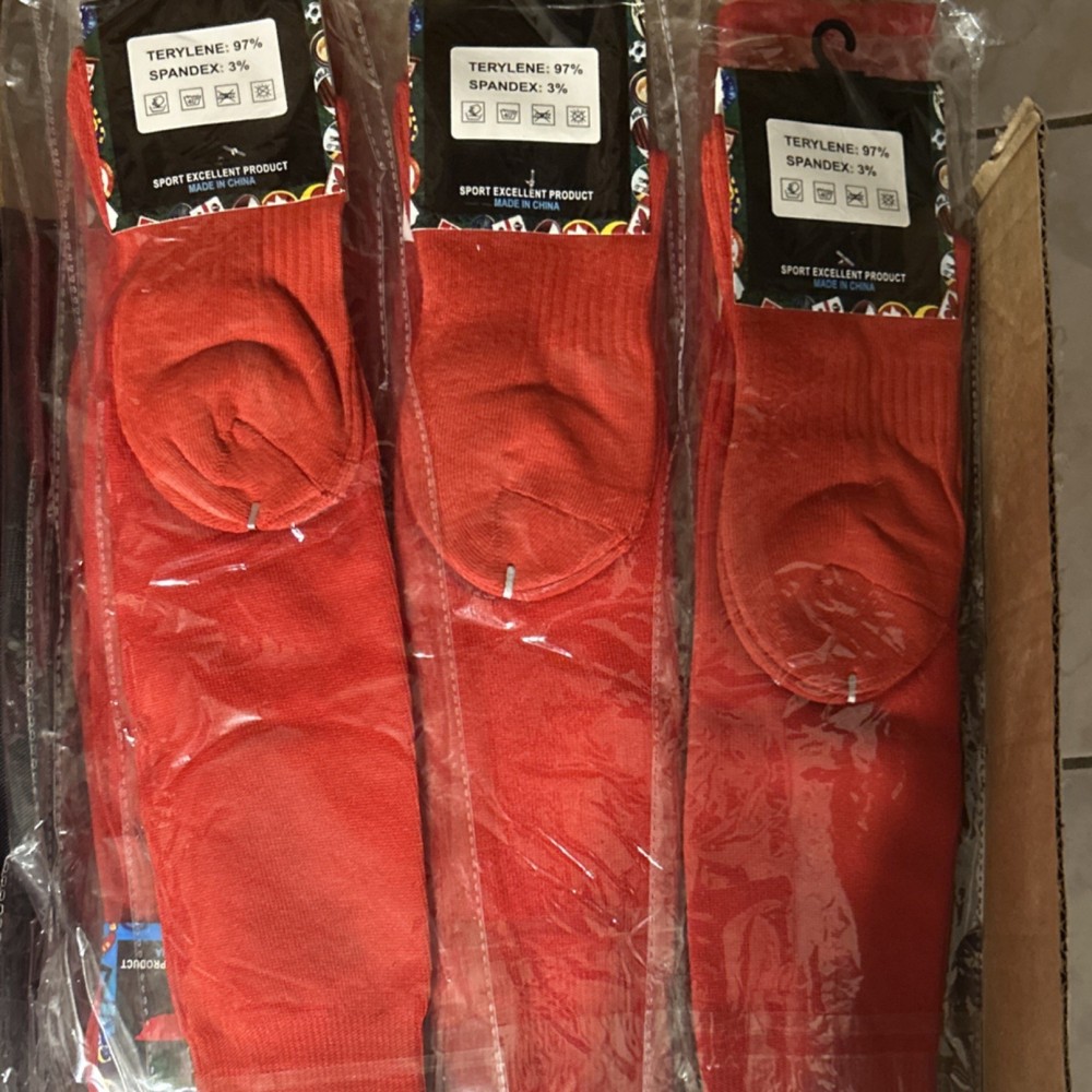 Red Soccer Socks Pack 18 sets