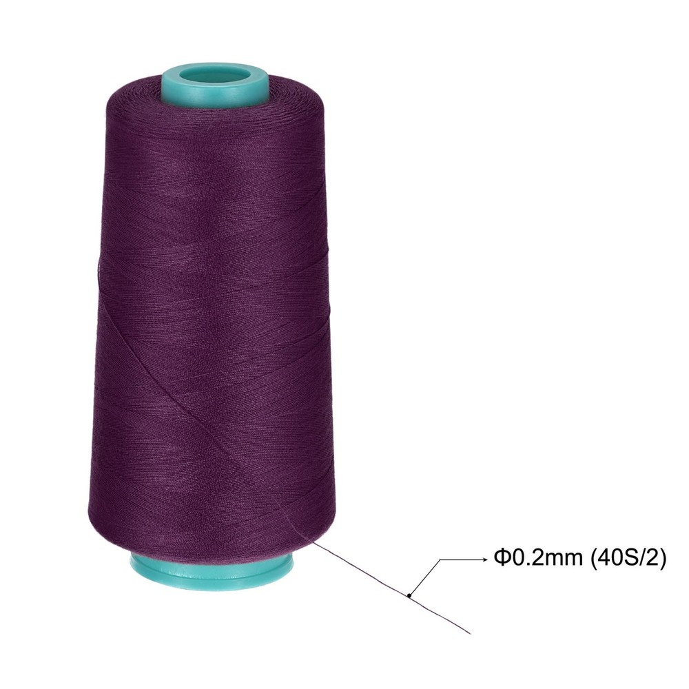 3000 Yards 40S/2 All-Purpose Polyester Sewing Thread Plum