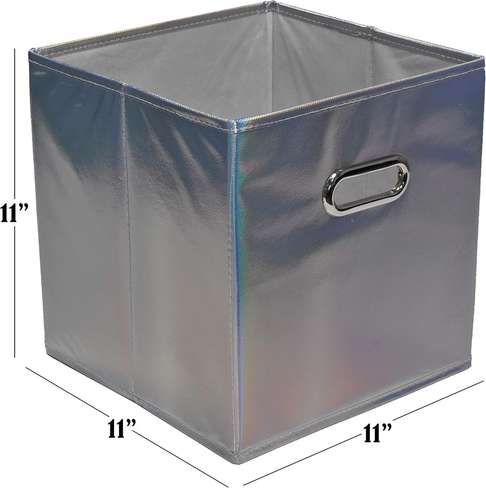 6-piece foldable cube storage box set – decorative foldable storage box
