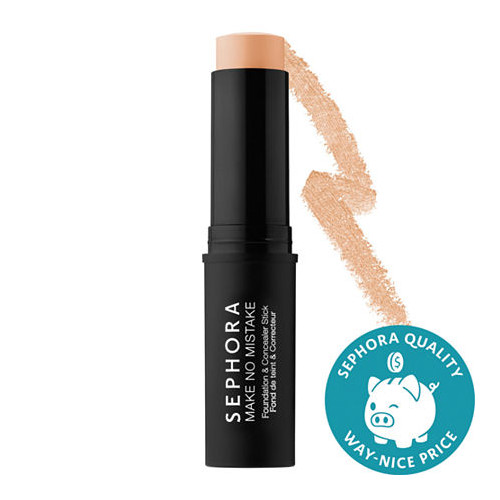 Sephora Make No Mistake Foundation & Concealer Stick SIZE 0.41 oz -7 MAPLE