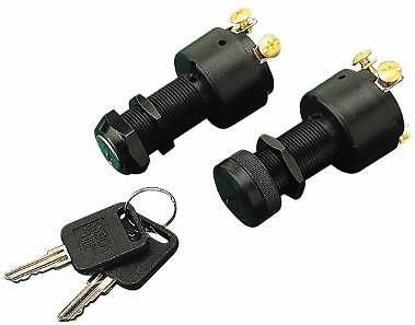 Sea-Dog Three Position Ignition Switch, Short Shaft, With Cap, 420366-1