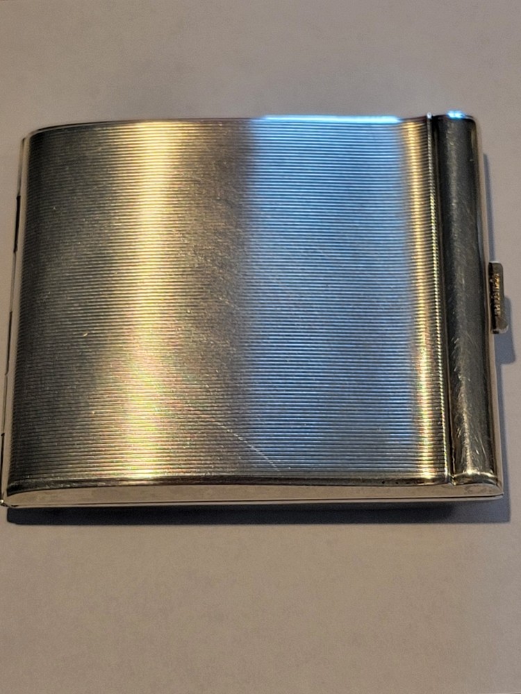 Vintage ALPACCA Silver Cigarette Case