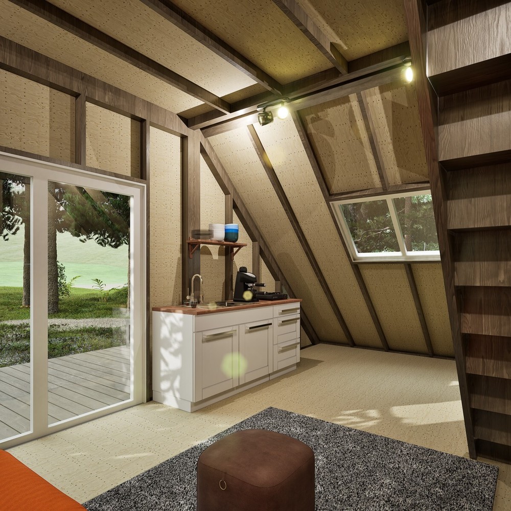 Modular Cabin Plan, Changeable & Expandable, 12’x20’ Tiny House, Free Shipping