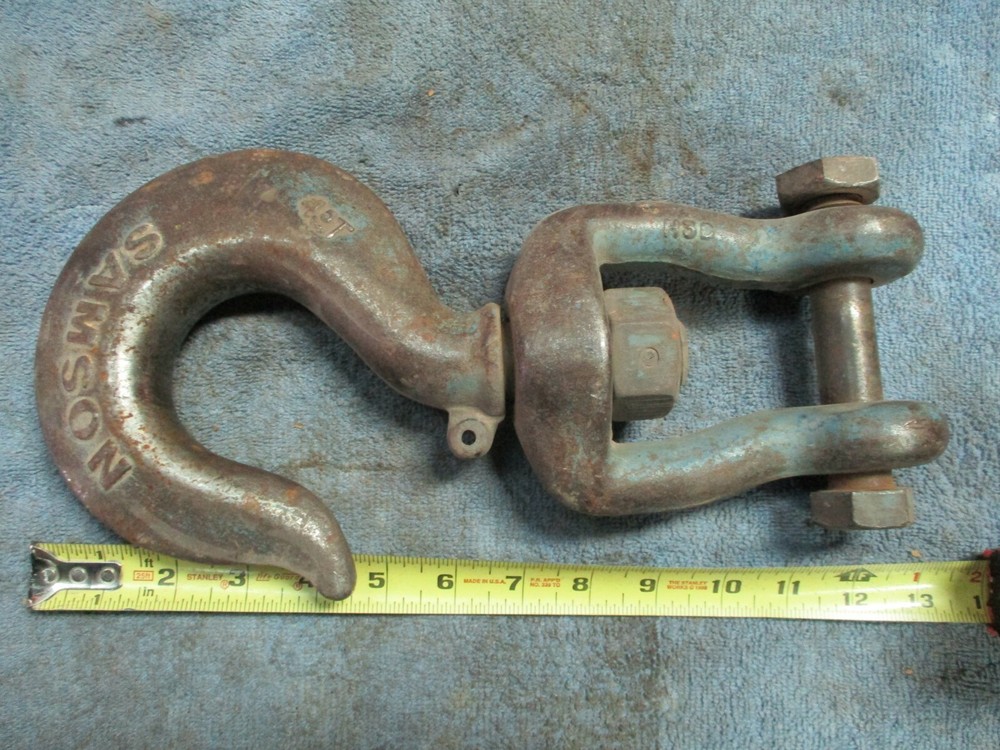 Hvy Duty Samson 4.5 T Industrial Hook Marked H3B