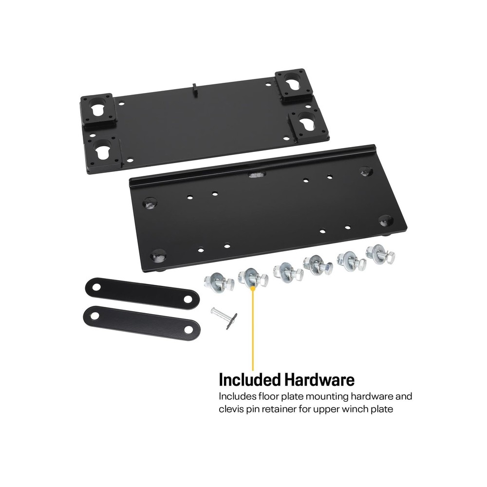 Detachable Winch Mount for Trailer Floor: Quick Release, 10,000 lbs. Capacity...