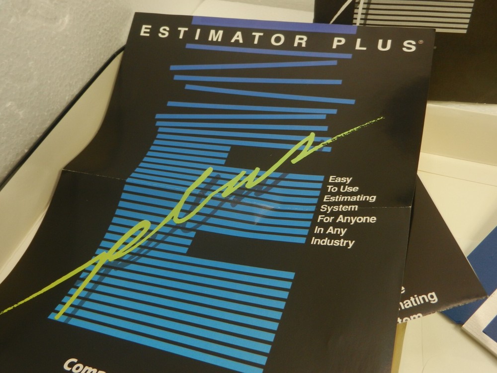 Estimator Plus IBM PC ComputerEasy Estimating Bidding Quoting System Software