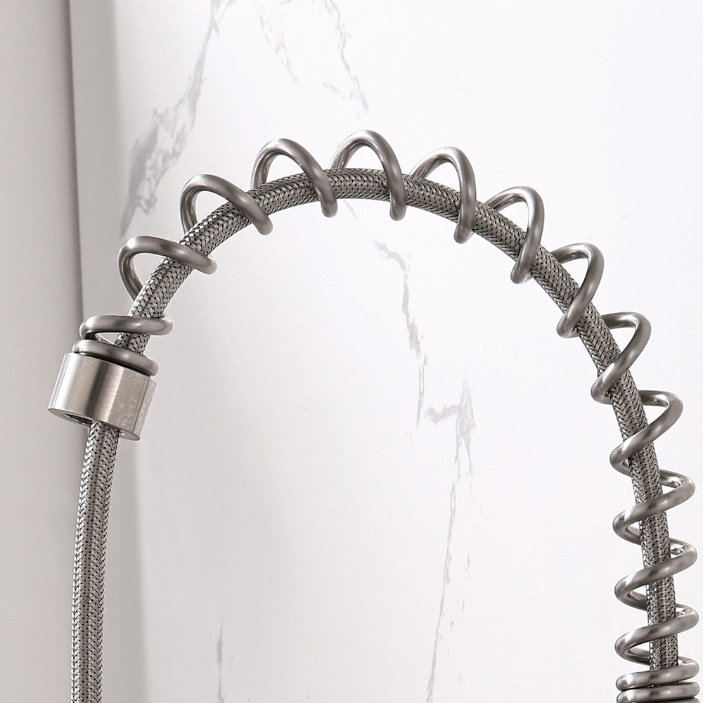 Kitchen Faucet Kit 2-Function Pull Down Sprayer Pot Filler w/Spring Spout