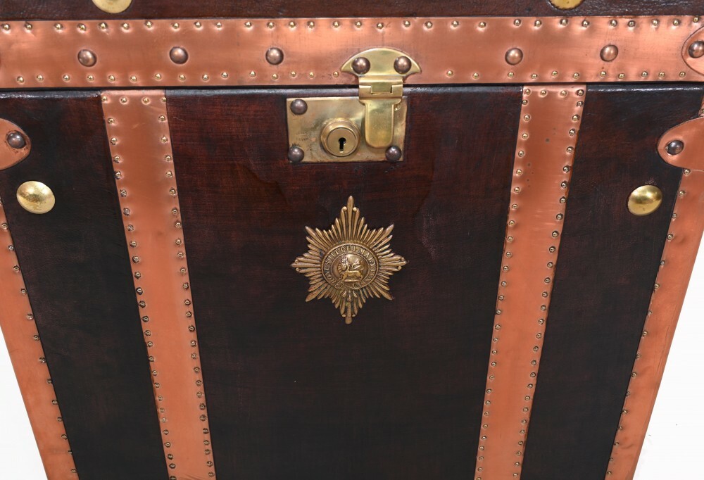 Steamer Trunk Luggage Box Case Side Table