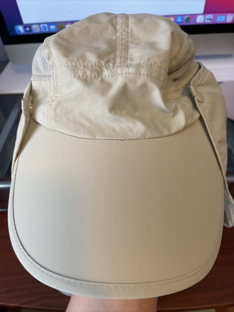 Henschel Halsey - Big Bill Mens Solid Vented Sun Shield Hat Small/Medium Natural