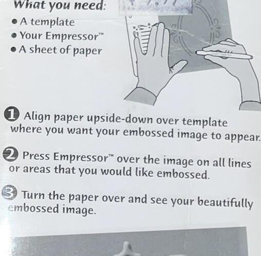 Chatterbox Empressor Rolling Ball Embosser Embossing Tool Journaling Dual Tips