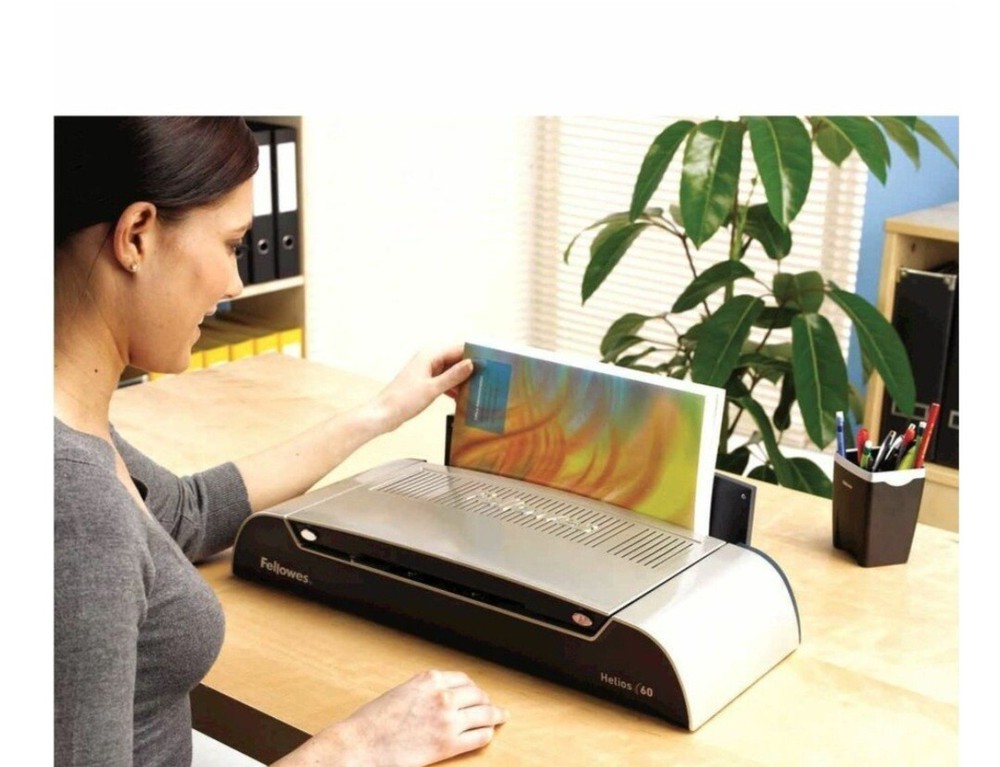 Fellowes Helios 60 Thermal Binding Machine 600 Sheets Binding Capacity, Platinum