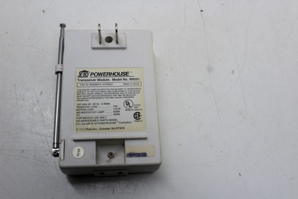 X10 PowerHouse Transceiver Module RR501 RF Control System
