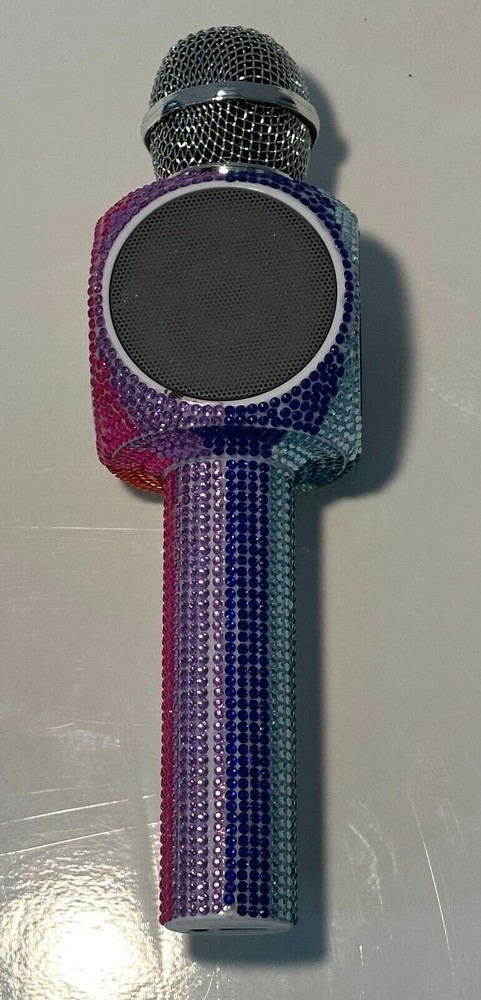 Sing-along Bling Wireless Bluetooth Karaoke Microphone and LED Light Speaker