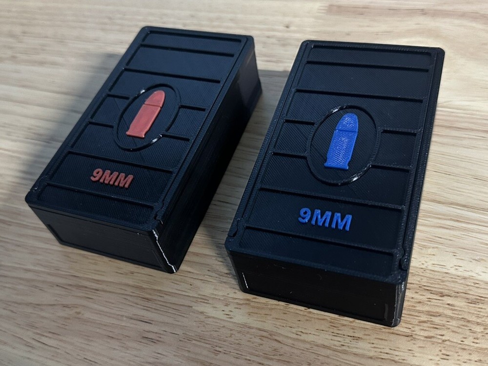 9MM Ammo Box 50rd Capacity (3 Pack)