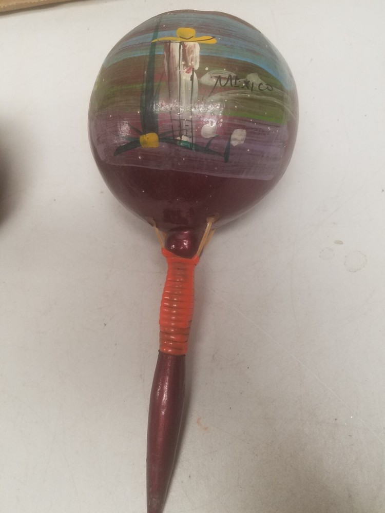 Hand Painted Mexucan Rumba Shakers