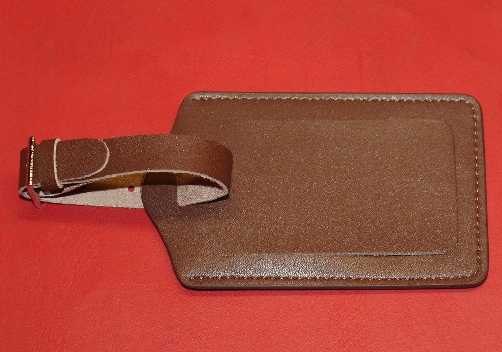 COLT FIREARMS Leather Luggage Tag