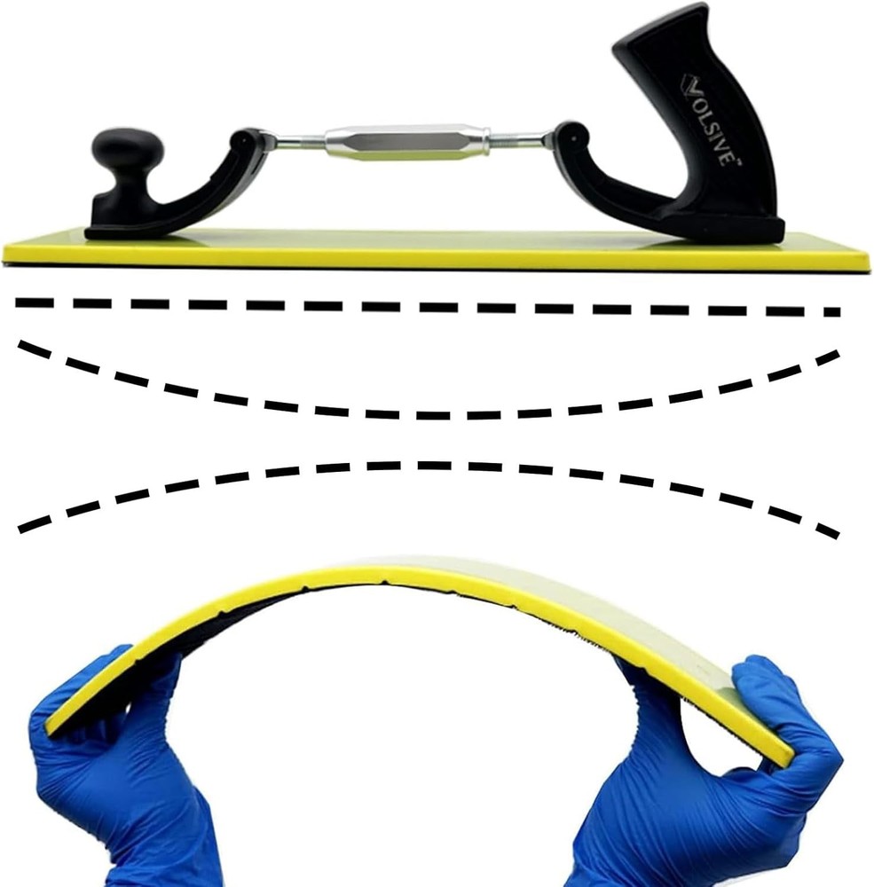 7pcs Hand Sanding Block Set, Rectangle Handheld Sanding Pad, Hook and Loop