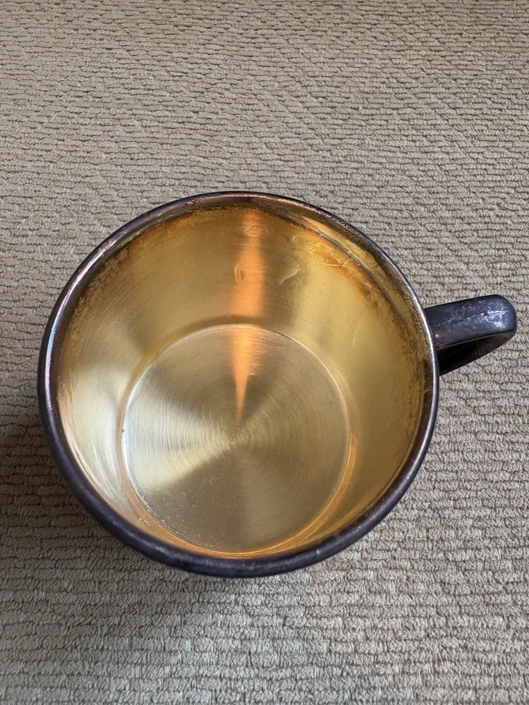 Oneida Silverplate Child Cup Vintage w/ Original Acrylic Case