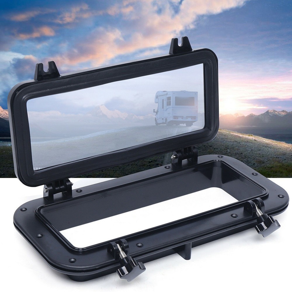RV Porthole Window with Rectangular Shape for Improved Airflow and Privacy