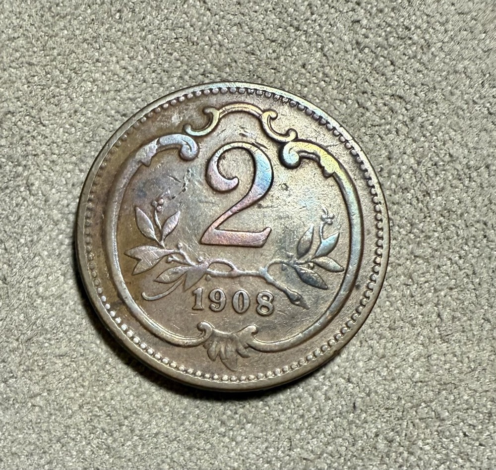 Austria 1908 2 Heller