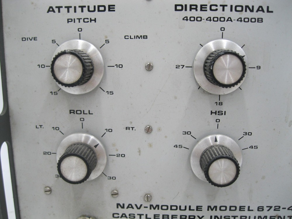 CASTELBERRY INSTRUMENTS & AVIONICS NAV-MODULE PN: 672-4B