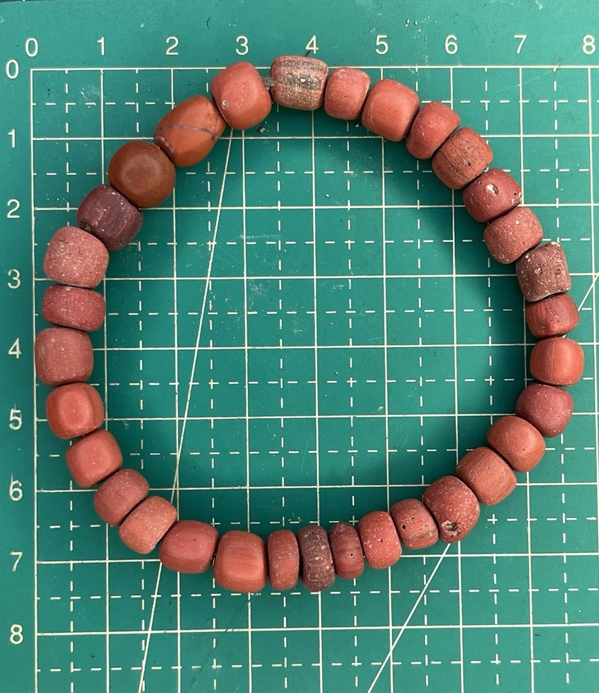 Ancient indo pacific Glass Beads Bracelet find from Java Indonesia