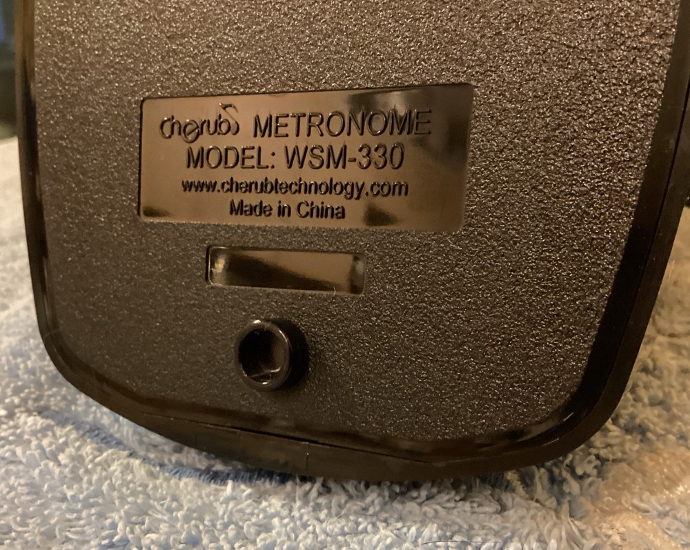 Cherub Metronome Model WSM-330 Works.