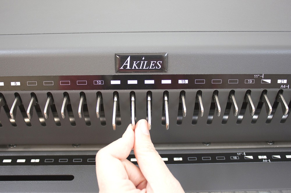 Akiles Combmac-EX24 Comb Binding Machine & Electric Hole Punch 14" [New]