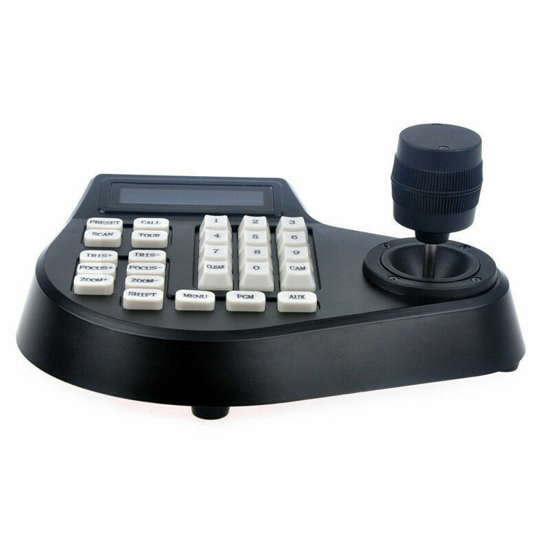 CCTV joystick Keyboard Controller LCD Display for PTZ Speed Dome Camera control