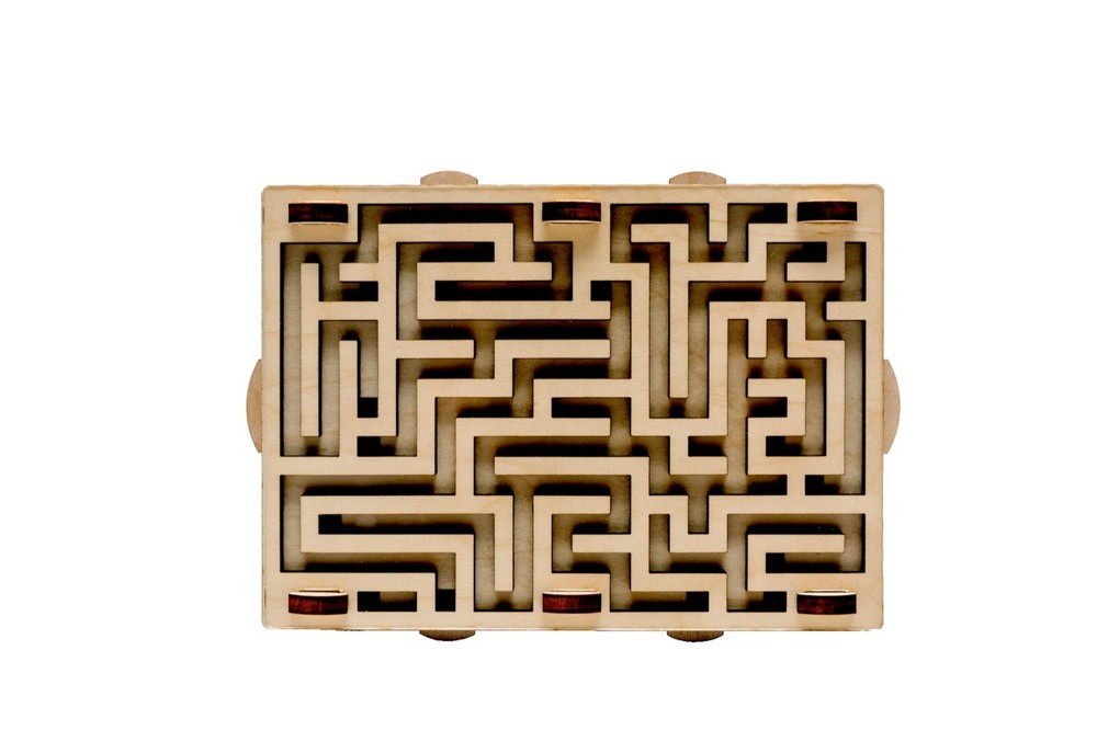 Daetilus Hidden Compartment Maze Puzzle Box