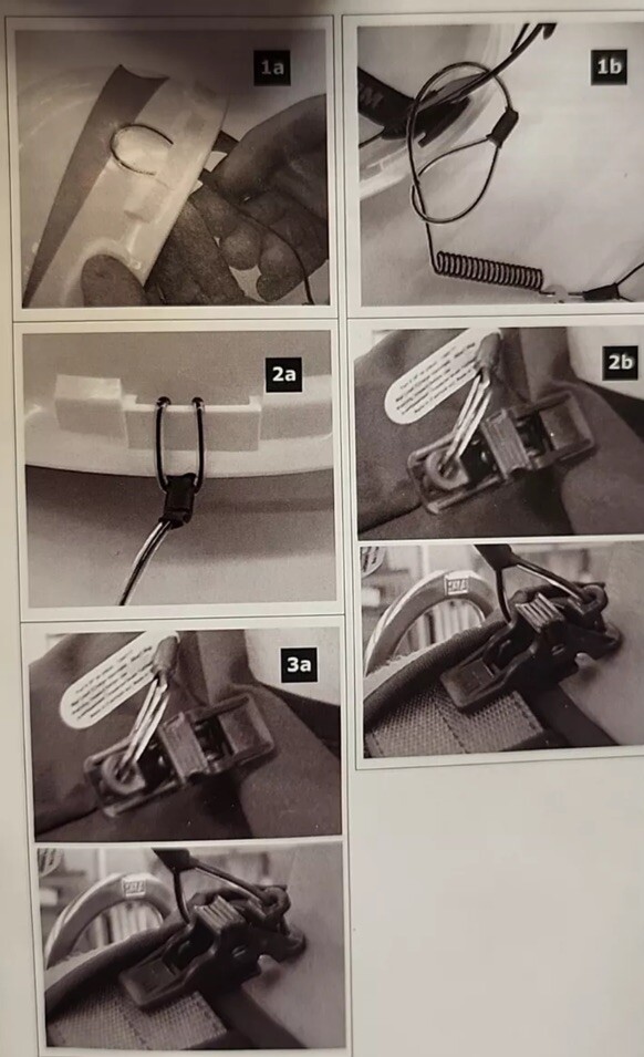 3M DBI SALA Hard Hat Lanyard Coil Tether 1500177