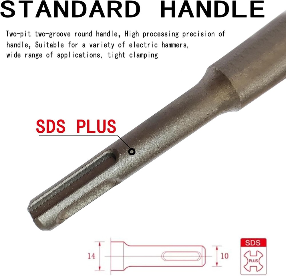 3" Wide SDS Plus Chisel, Tile Removal Tool, Chisel x 6" Long