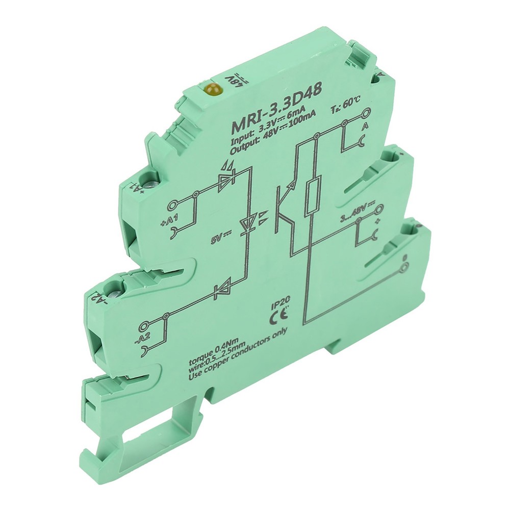 MRI-3.3D48 DC Photoelectrical Coupler Isolating PLC Relay Module Input New