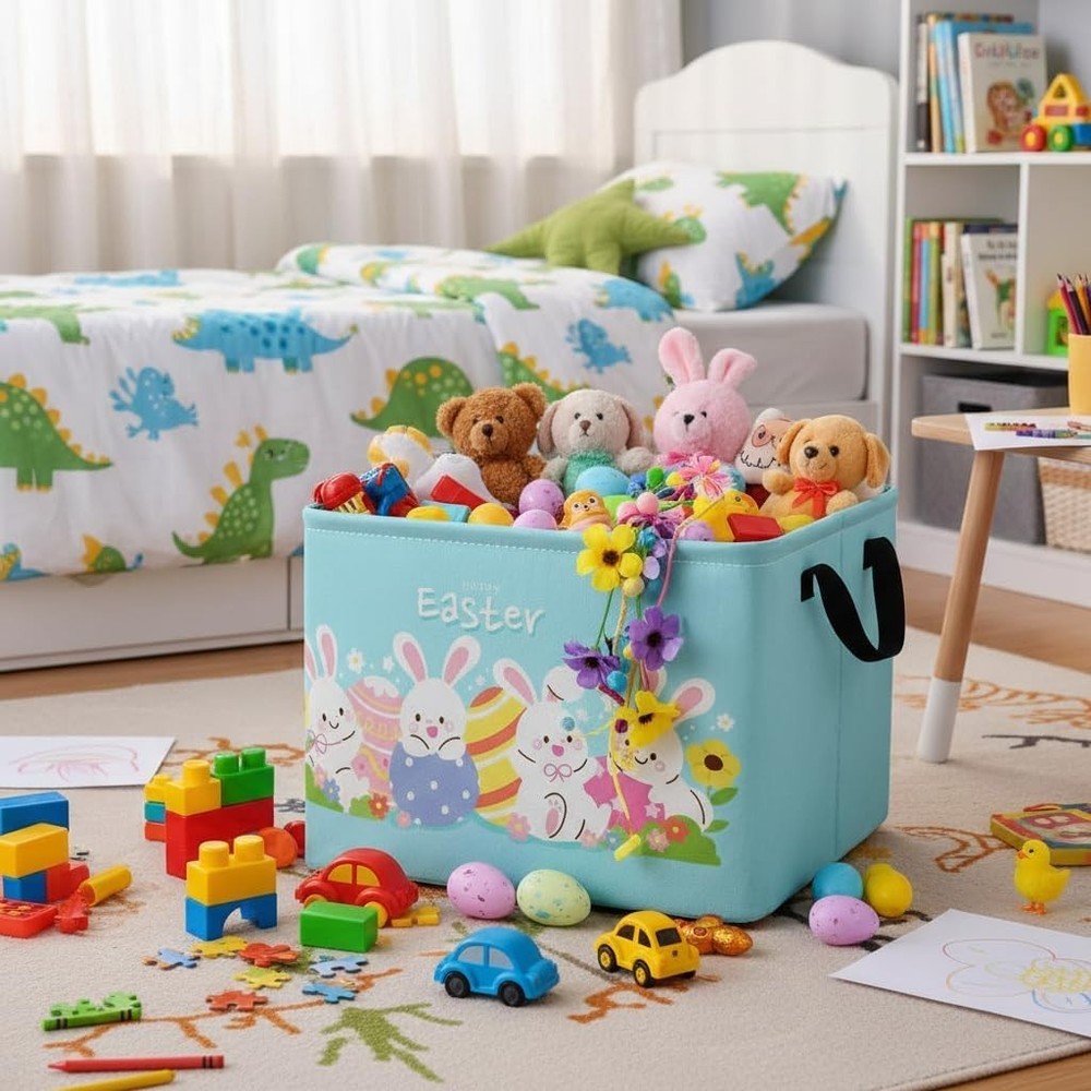 Rectangular Easter Basket Easter Basket for Kids Baby Storage Basket