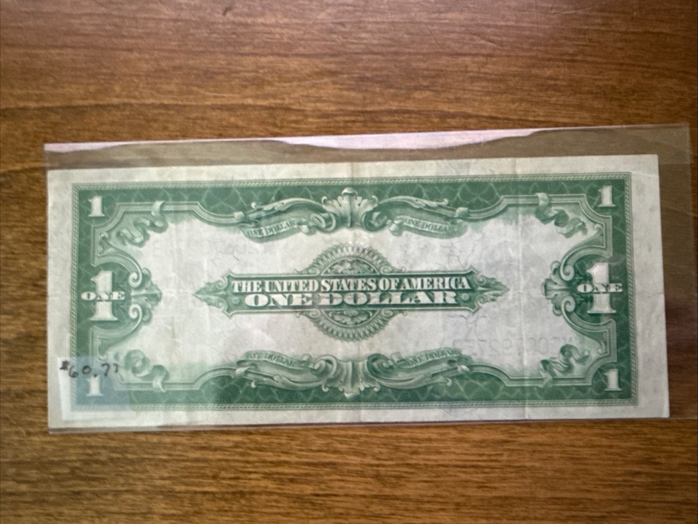 1923 $1 Silver Certificate “ Horse Blanket” Note Blue Seal