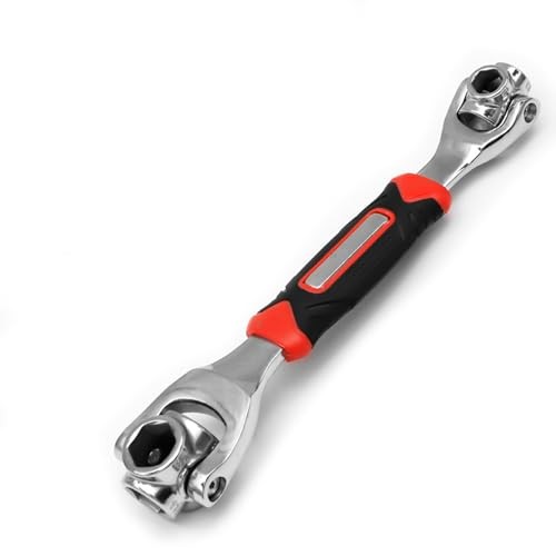 Universal Wrench 8 in 1 Socket Multi-function Tool with 360° Rotating 12-19mm